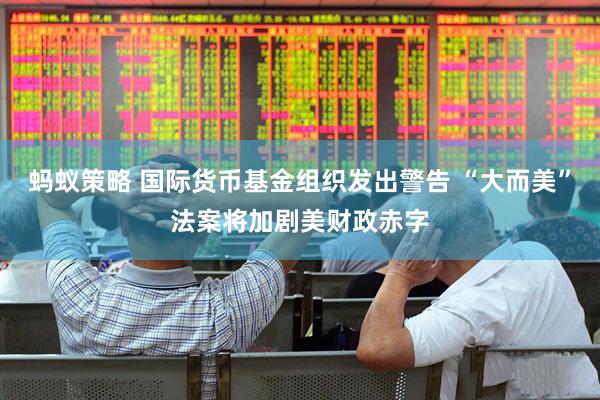 蚂蚁策略 国际货币基金组织发出警告 “大而美”法案将加剧美财政赤字