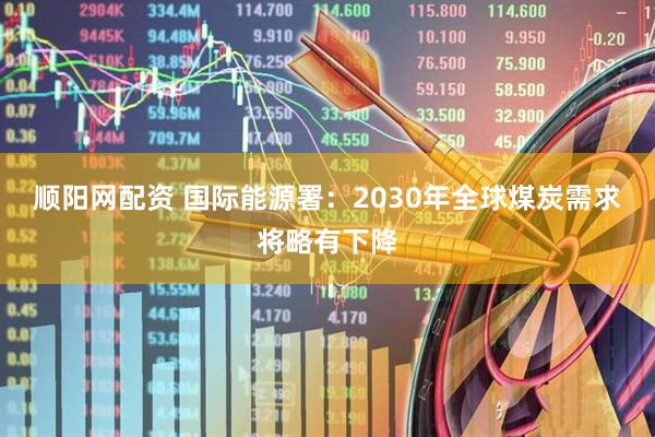 顺阳网配资 国际能源署：2030年全球煤炭需求将略有下降